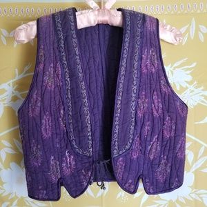 🌿  90s VINTAGE 🌿 Made in India quilted Vest